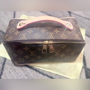 Monogram Cosmetic Case with